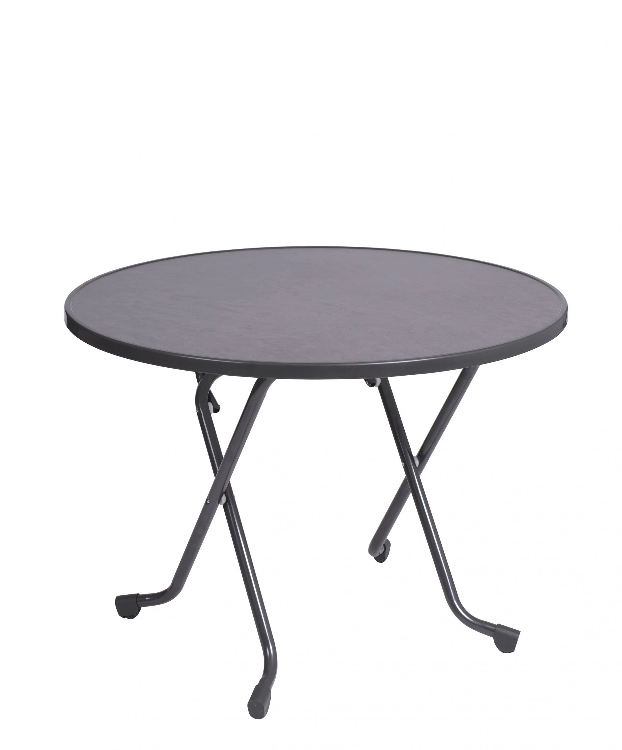 Alco Steel Folding Heavy Duty Table 100cm Diameter Graphite R18GCG 1 Alco Steel Folding Heavy Duty Table 100cm Diameter Graphite R18GCG