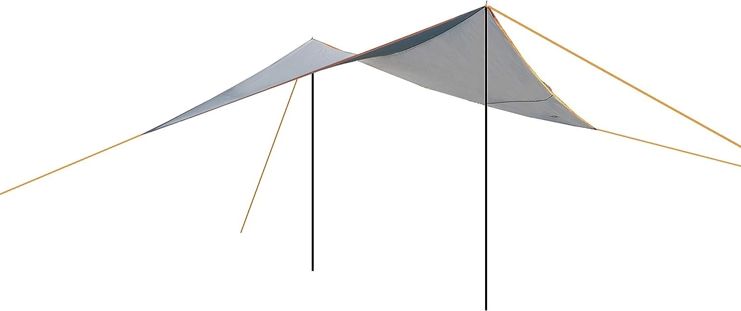 Portal Outdoor Orange/Silver Mesa Tarp Awning 3.5mx3.5m PT-TN-MESA-OR 3 Portal Outdoor Orange/Silver Mesa Tarp Awning 3.5mx3.5m PT-TN-MESA-OR - Image 3