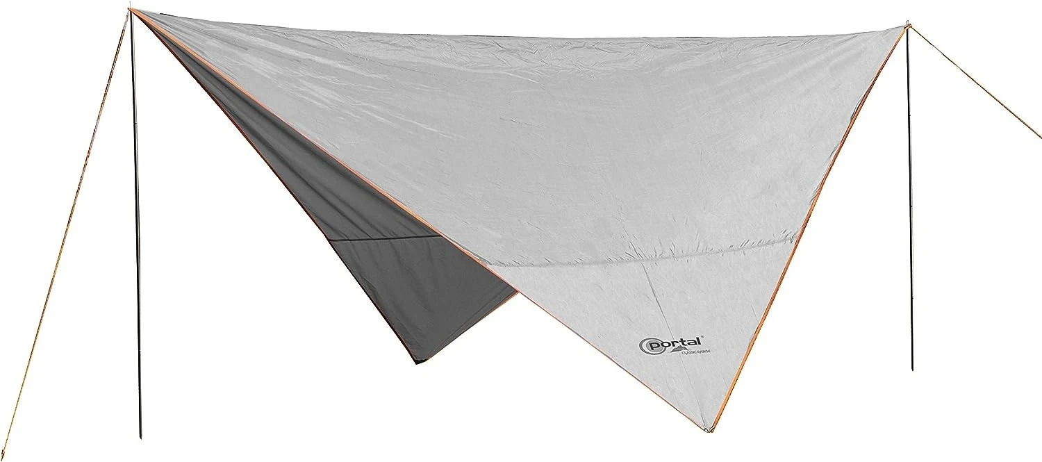 Portal Outdoor Orange/Silver Mesa Tarp Awning 3.5mx3.5m PT-TN-MESA-OR 5 Portal Outdoor Orange/Silver Mesa Tarp Awning 3.5mx3.5m PT-TN-MESA-OR - Image 5