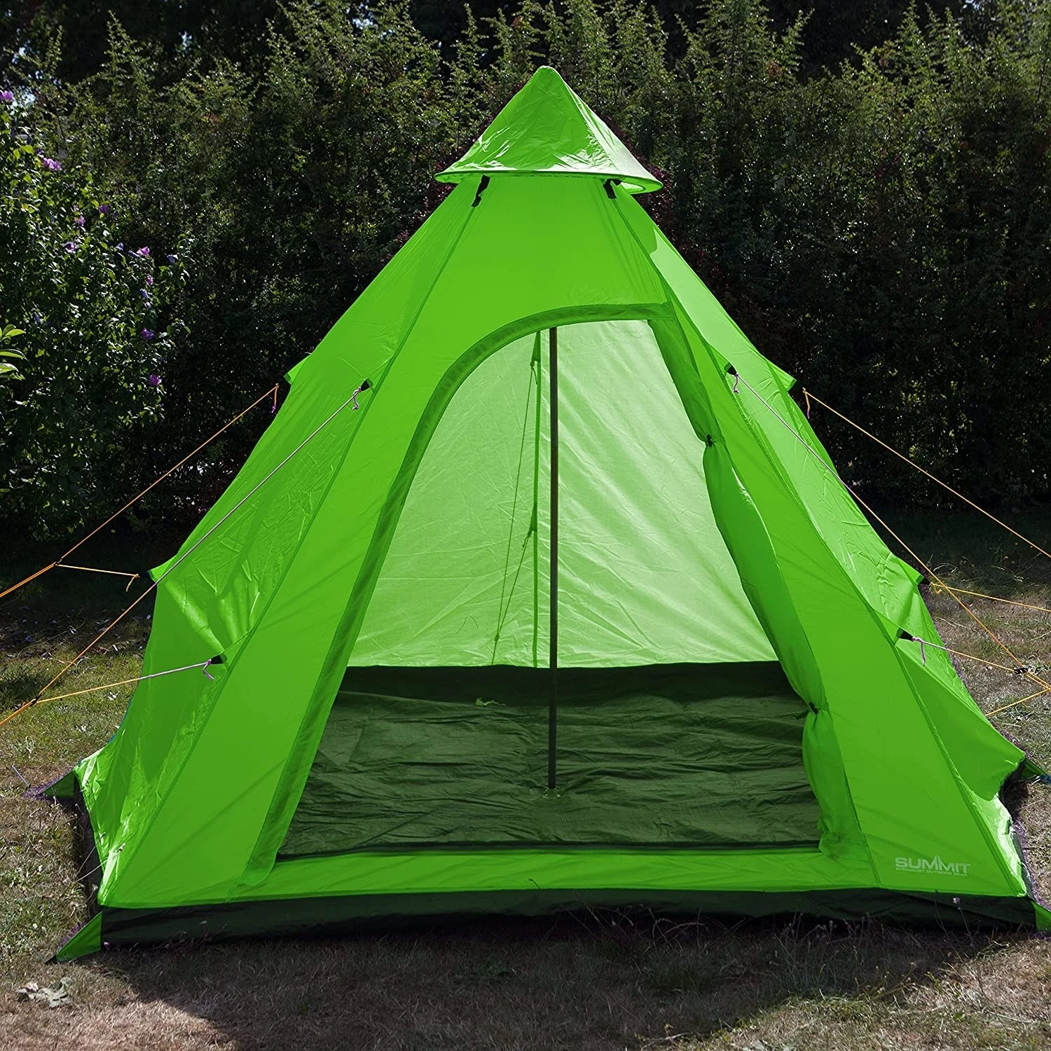 Summit Camping Festival 4 Person Hydrahalt Tipi Tent - GREEN 571046G 2 Summit Camping Festival 4 Person Hydrahalt Tipi Tent - GREEN 571046G - Image 2