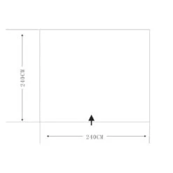 Maypole MP9517 Pop Up Screen House (4) -Campingandleisure Shop 9517 drawing2
