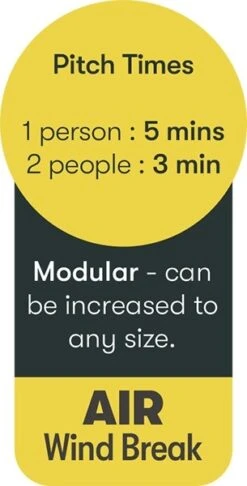 Quest Falcon AirShield 500 (3 Panels) A1038 -Campingandleisure Shop a1038 9 midsize