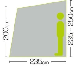 Quest Falcon Inflatable Air 220 Porch Awning A3500A -Campingandleisure Shop a3500a 6 midsize 1