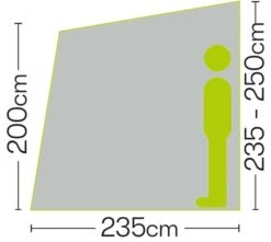 Quest Falcon 390 Poled Porch Awning A3503GY -Campingandleisure Shop a3503 6 midsize