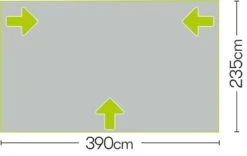 Quest Falcon 390 Poled Porch Awning A3503GY -Campingandleisure Shop a3503 7 midsize