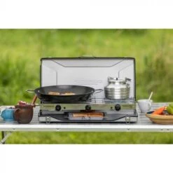 Campingaz Double Burner And Grill Chef Folding CV Stove 2000038746 7 Campingaz Double Burner And Grill Chef Folding CV Stove 2000038746 -Campingandleisure Shop campingaz camping chef folding cv stove silver 2000038746col 4 1