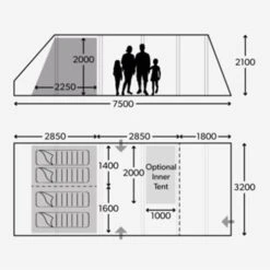 Dometic Ascension FTX 401 AIR 9120001465 PACKAGE INC CARPET & FOOTPRINT -Campingandleisure Shop dometic ftx ascension401fp 1 1