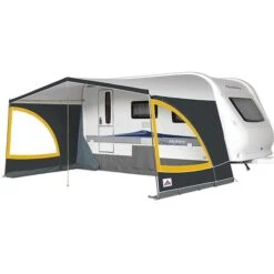 Dorema Panorama Sun Canopy 2023 6 Dorema Panorama Sun Canopy 2023 -Campingandleisure Shop doremapanoramayellow grey compressor