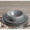 Flamefield Cool Grey 12 Piece Melamine Set 2022