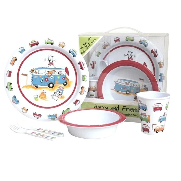 Flamefield Kids Harry And Friends 5pc Melamine Set 2 Flamefield Kids Harry And Friends 5pc Melamine Set - Image 2