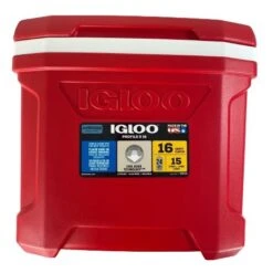 Igloo Latitude 16qt Cooler Red