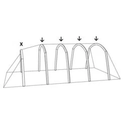 Kampa Hayling 6 Classic AIR Bladder & Sleeve (M) With Outside Valve Suits 2016-2020