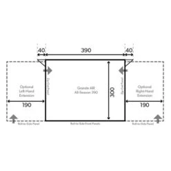 Dometic Grande AIR Pro 390 S 9120001122 -Campingandleisure Shop kampadometicgrandeairall season390 2020fp compressor 1 1