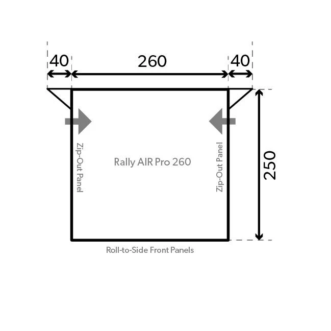 Dometic Rally AIR All-Season 260 S 9120001111 2023 2 Dometic Rally AIR All-Season 260 S 9120001111 2023 - Image 2