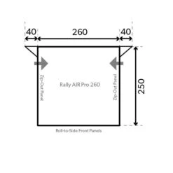 Dometic (Kampa) Rally Pro 260 AW0006 9120000035 -Campingandleisure Shop kampadometicrallyairpro260 2020fp compressor 2