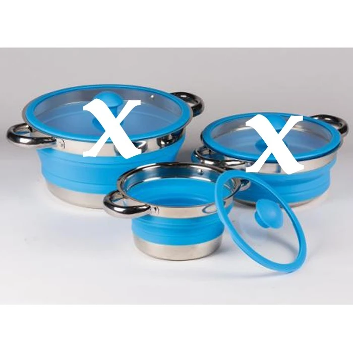 Kampa Folding Saucepan 1.0lt Small Blue 9120000754 2022 1 Kampa Folding Saucepan 1.0lt Small Blue 9120000754 2022