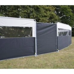 Kampa Dometic Pro Windbreak Door Panel WB0003 9120000358 -Campingandleisure Shop kampaprowindbreakjoined3and5panelclose compressor