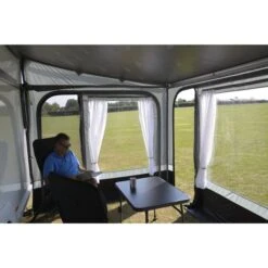 Kampa Revo-Zip Roll Out Awning 2019 -Campingandleisure Shop kamparevo zipinsideprivacy compressor 2