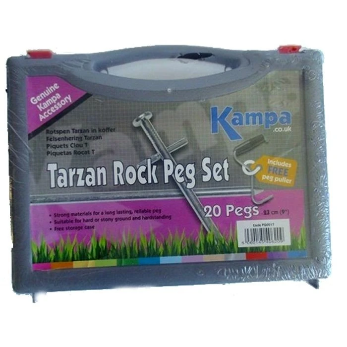 Kampa Tarzan Rock Peg Set (20) 912001291 1 Kampa Tarzan Rock Peg Set (20) 912001291