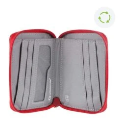 Lifeventure RFiD Bi-Fold Wallet 68725 Raspberry -Campingandleisure Shop lifeventure68725rfidbifoldwalletraspberryopen