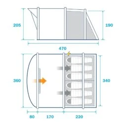 INDOOR SHOW MODEL Leisurewize Olympus 6-Man Inflatable Air Tent LWTENT4 7 INDOOR SHOW MODEL Leisurewize Olympus 6-Man Inflatable Air Tent LWTENT4 -Campingandleisure Shop lwtent4 diagram rgb300 1000x1000