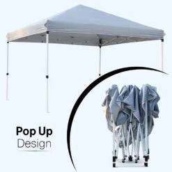 Olsen & Smith Garden Gazebo 3m X 3m Outdoor Garden Shelter Rustproof PVC Coated Carry Bag & Leg Weight Bags Grey -Campingandleisure Shop olsen smith pop up garden gazebo 3m x 3m showerproof uv 50 outdoor garden shelter rustproof pvc coated carry bag leg weight bags grey 844577 1024x1024
