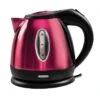 PLS Thirlemere Brushed Polished Metal 1.2l Kettle PO219 Red