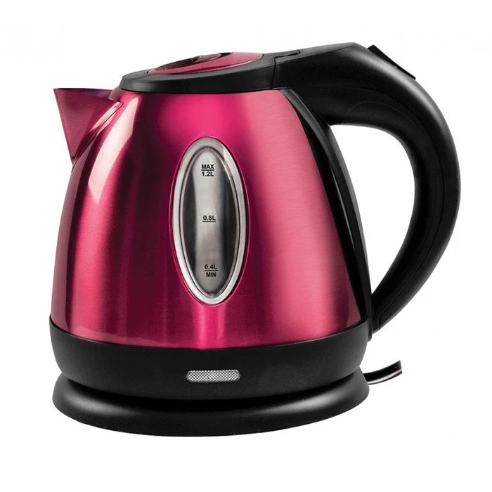 PLS Thirlemere Brushed Polished Metal 1.2l Kettle PO219 Red 1 PLS Thirlemere Brushed Polished Metal 1.2l Kettle PO219 Red