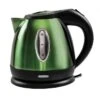 PLS Thirlemere Brushed Polished Metal 1.2l Kettle PO221 Green