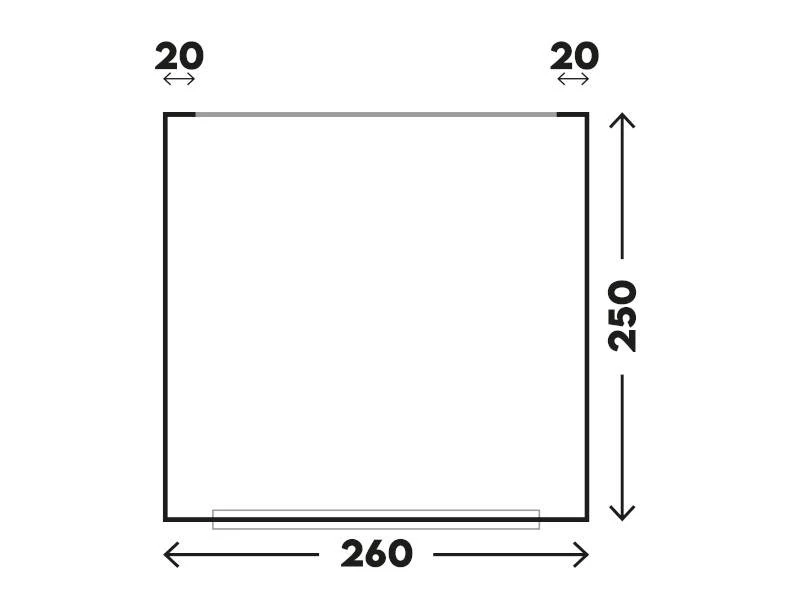 Telta Pure 260 Inflatable Caravan/Motorhome Awning AW0001 14 Telta Pure 260 Inflatable Caravan/Motorhome Awning AW0001 - Image 14