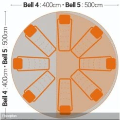 Quest Elite Bell Tent Signature 5 Metre A5001 -Campingandleisure Shop questelitesignature4 5mbellfp 1 1