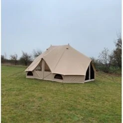 Quest Elite Bell Tent Signature Emperor A5002 -Campingandleisure Shop questelitesignatureemporerbellright compressor 1