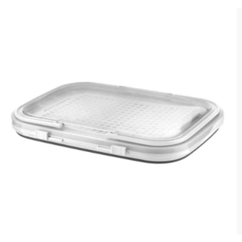 Quest Home+ Collapsible Siicone 9lt Picnic Basket Grey 65828 2 Quest Home+ Collapsible Siicone 9lt Picnic Basket Grey 65828 - Image 2