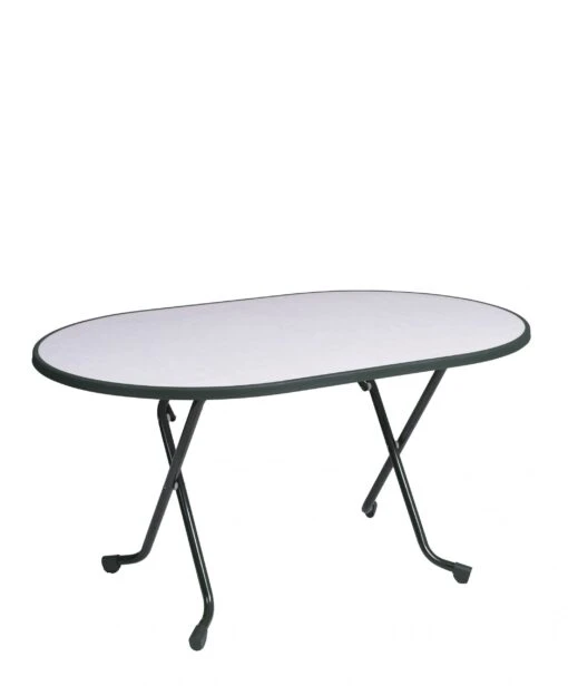 Alco Steel Folding Heavy Duty Oval Table 140cmx90cm Graphite R35GCG 4 Alco Steel Folding Heavy Duty Oval Table 140cmx90cm Graphite R35GCG -Campingandleisure Shop r35vmar scaled 1