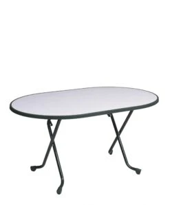 Alco Steel Folding Heavy Duty Oval Table 140cmx90cm Graphite R35GCG 5 Alco Steel Folding Heavy Duty Oval Table 140cmx90cm Graphite R35GCG -Campingandleisure Shop r35vmar scaled 1