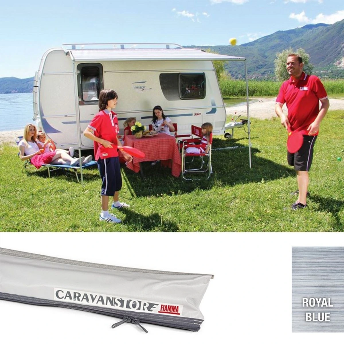 Fiamma Caravanstore Lightweight Awning Royal Blue Sizes 190,225,255 5 Fiamma Caravanstore Lightweight Awning Royal Blue Sizes 190,225,255 - Image 5