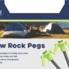 Royal Glow In The Dark Rock Peg Set L244