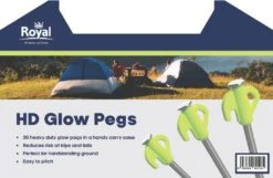 Royal Glow In The Dark Heavy Duty Peg Set L247