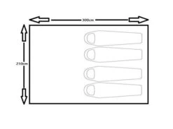 Royal Leisure Luxury Inflatable Air Safari Tent W500 -Campingandleisure Shop royal safari tent footprint 1