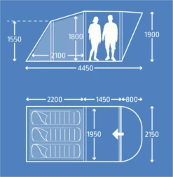 Kampa Brean 3 Poled 9120001262 Package
