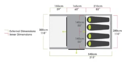 INDOOR SHOW MODEL Zempire Evo TM V2 4 Person Inflatable Tent 2023 ZE-0197003-003 7 INDOOR SHOW MODEL Zempire Evo TM V2 4 Person Inflatable Tent 2023 ZE-0197003-003 -Campingandleisure Shop s l1600 1 47 1