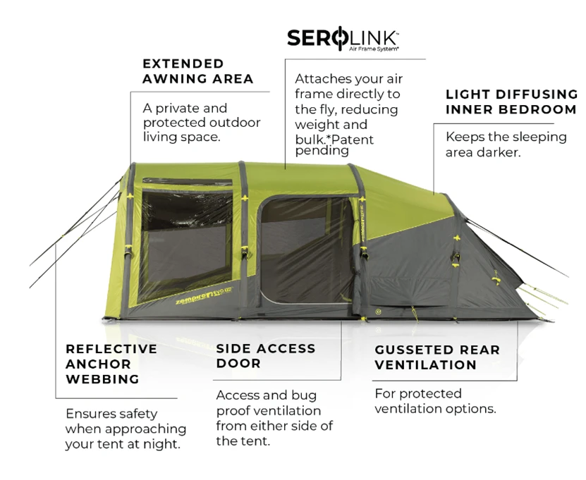 INDOOR SHOW MODEL Zempire Evo TM V2 4 Person Inflatable Tent 2023 ZE-0197003-003 3 INDOOR SHOW MODEL Zempire Evo TM V2 4 Person Inflatable Tent 2023 ZE-0197003-003 - Image 3