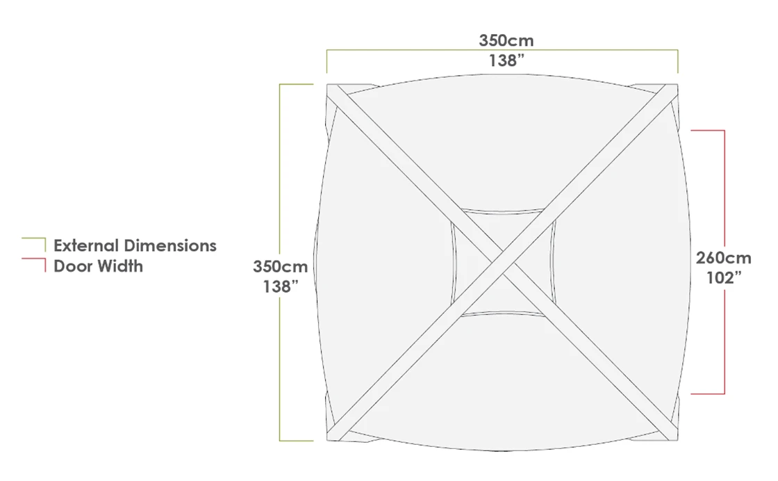 Zempire Aerobase 3 Inflatable Shelter Gazebo 350x350cm ZE-0160350-001 INC 1 WALL 3 Zempire Aerobase 3 Inflatable Shelter Gazebo 350x350cm ZE-0160350-001 INC 1 WALL - Image 3
