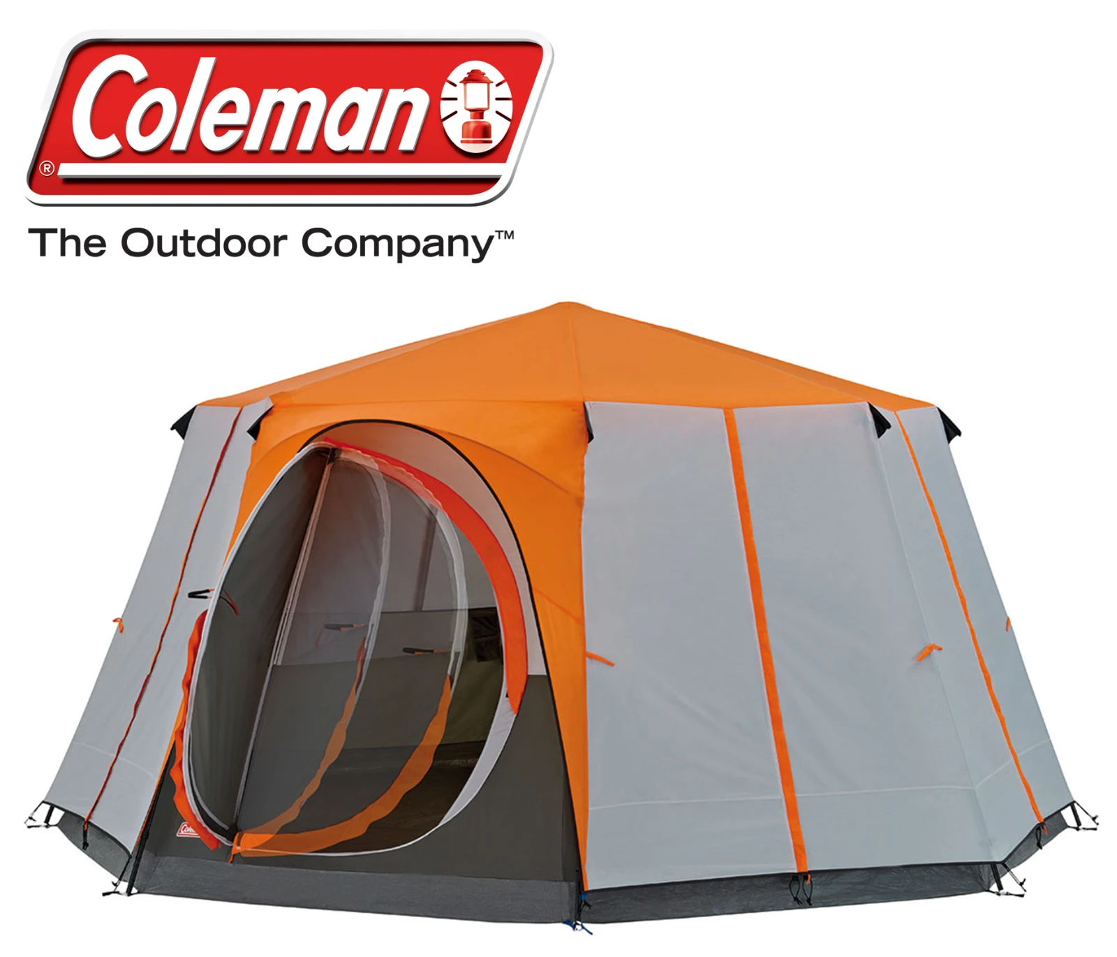 Coleman Orange Octagon 8 Tent 2000019550 1 Coleman Orange Octagon 8 Tent 2000019550
