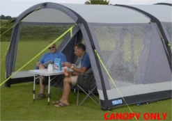 Clearance Kampa Croyde 6 Air Pro Tent Canopy CV3027 (will Fit Croyde Models Upto 2019) As Long As It Has A Zip On