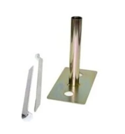 Camptech Camping Caravan Windbreak Foot Plate With 2 Pegs SL5057