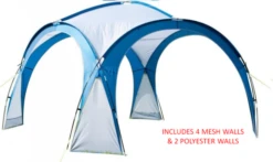Royal Event Shelter UPF30+ Sun Shelter 3.5 X 3,5m Camping Gazebo INC WALLS W530