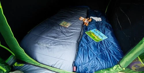 Coleman Camping Double Layer Cozy SINGLE Cotton Lining Sleeping Bag 235x90cm 3 Coleman Camping Double Layer Cozy SINGLE Cotton Lining Sleeping Bag 235x90cm - Image 3