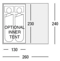SunnCamp Ultima Versara 260 Poled SF1912 -Campingandleisure Shop sunncampversara260fp 1
