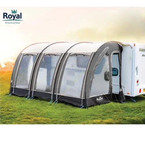 Royal Leisure Welbeck 390 Porch Awning Charcoal V707 1 Royal Leisure Welbeck 390 Porch Awning Charcoal V707